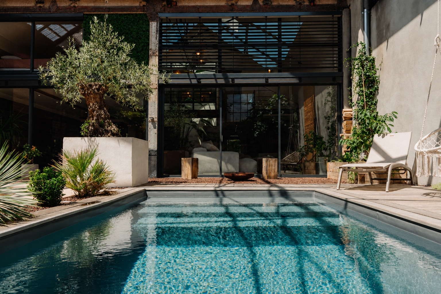 Photographie immobilière piscine